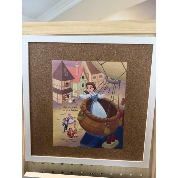 Disney Handmade Custom Pin Board Belle Beauty &the BeastFrom Little Golden Book - Picture 3 of 5